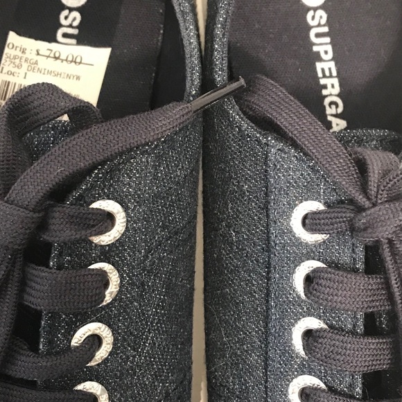SUPERGA 2750 Denim Shiny Sneakers - Picture 7 of 12